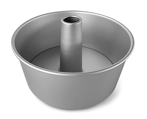 Guardini Professional, Chiffon Cake mit abnehmbarem Boden, geeignet für den intensiven Gebrauch, aus eloxiertem recyceltem Aluminium, Ø 21 x 9,5 cm, Farbe Silber von Guardini