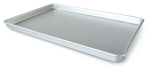 Guardini Professional, rechteckige Auflaufform aus eloxiertem recyceltem Aluminium, 28 x 41 x 2,5 cm, silberfarben von Guardini