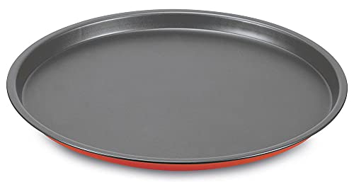 Guardini Rossana 2.0, Pizzablech 32 cm, Stahl mit Antihaftbeschichtung, Farbe Rot/Grau von Guardini