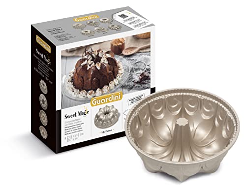 Guardini Sweet Magic Backform Lily Flower 23,5 cm, für kreative Kuchen, Aluguss, silberfarben/champagner Guardini Sweet Magic Backform Lily Flower 23,5 cm, für kreative Kuchen, Aluguss, silberfarben/champagner von Guardini