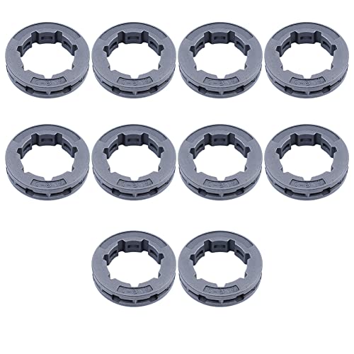 Gubeter 10 Stück 22 mm 3/8 Zoll 7T Ritzel Rim Std Kit, für Stihl Ms660 066 Ms650 064 Ms661 Ms460 046 Ms461 Kettensäge, 68210 von Gubeter