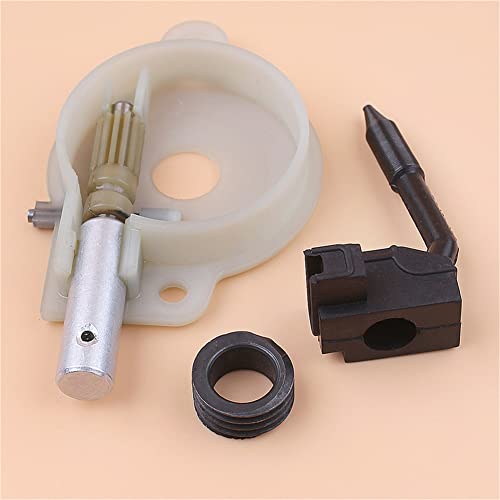 Gubeter Ölpumpe Worm Oiler Gear Kit, für Husqvarna 36 41 136 137 141 142 für Poulan 2200 2775 2900 Pp4620 Kettensägen, 530 01 44 10, 545 03 68 01, 530 02 98 33., von Gubeter