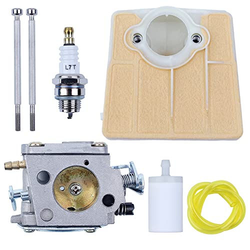 Gubeter Vergaser-Kit Luft-Kraftstoff-Filter-Kit, für Jonsered 625,625 Ii, 630 Kettensäge, 503280316/574331601 von Gubeter