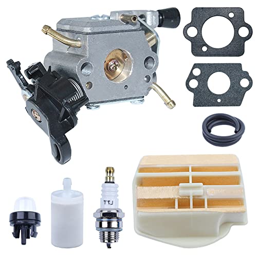 Gubeter Vergaser-Tuning-Kit, für Husqvarna 445 445E 966631718 Kettensäge, 506450401 von Gubeter