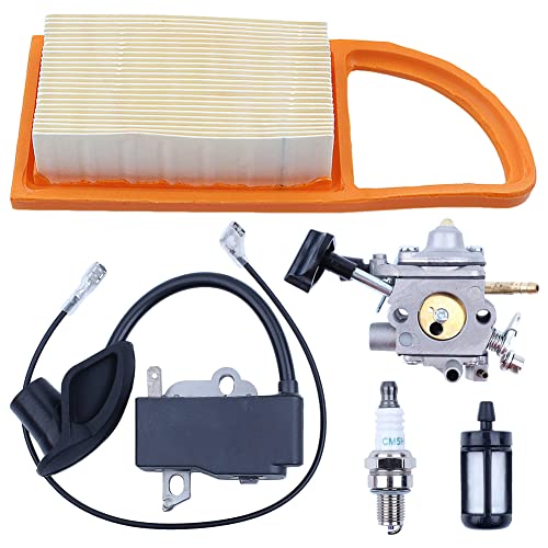 Gubeter Vergaser-Zündspulen-Kit, für Stihl Br500 Br550 Br600 Gebläseteil, 4282 120 0606, 4282 120 0606, 4282 120 0607 von Gubeter
