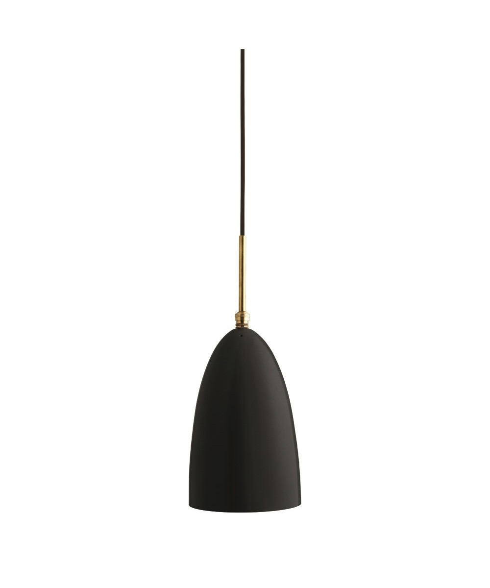 GUBI - Gräshoppa Pendelleuchte Jet-Black von GUBI