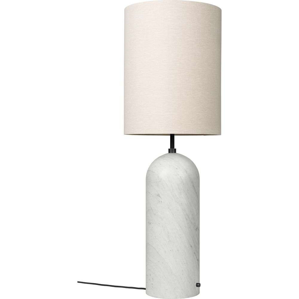 GUBI - Gravity XL High Stehleuchte White Marble/Canvas von GUBI