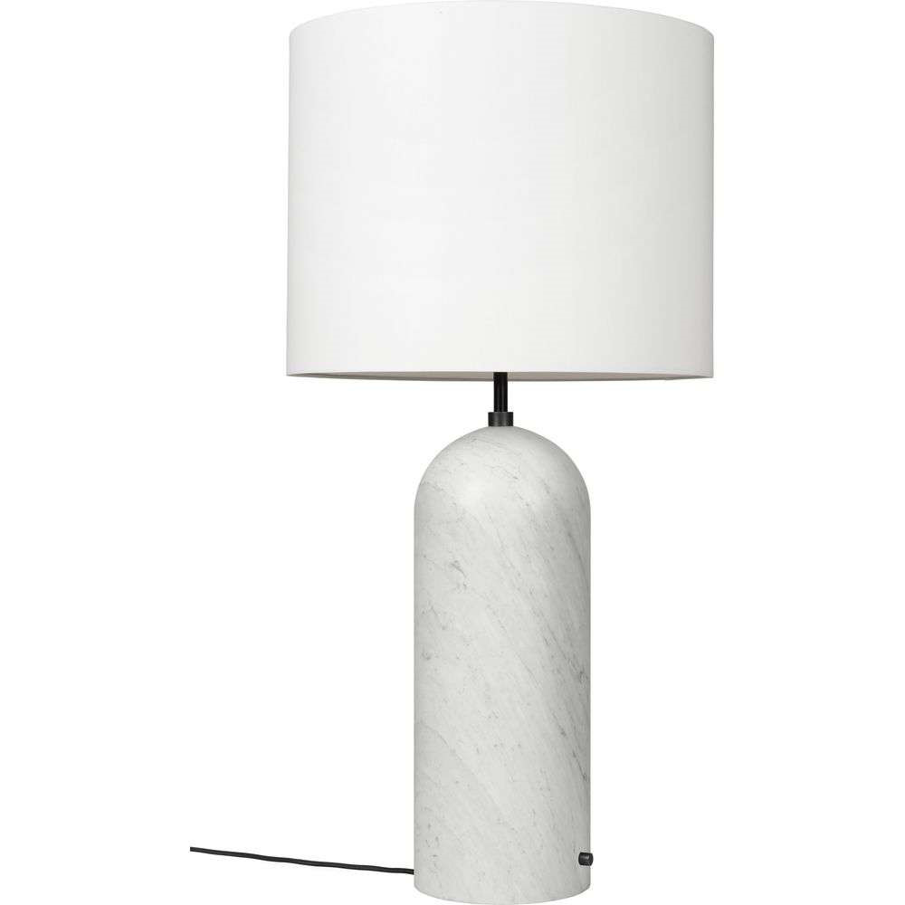 GUBI - Gravity XL Low Stehleuchte White Marble/White von GUBI