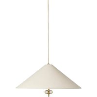 GUBI - 1967 Pendelleuchte, Canvas / Messing von Gubi