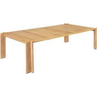 Gubi - Atmosfera Dining Table Outdoor, 105 x 281 cm, teak von Gubi