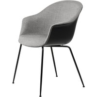 GUBI - Bat Dining Stuhl Frontpolsterung (Conic Base), schwarz / Remix 3 (152) von Gubi