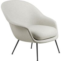 Gubi - Bat Lounge Stuhl Vollpolster Conic Base von Gubi