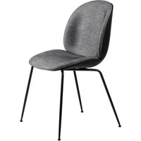 Gubi - Beetle Dining Chair Frontpolsterung (Conic Base), Schwarz / Enzo Degli Angiuoni (0023) von Gubi