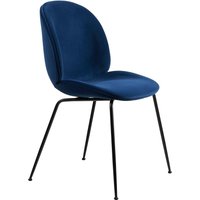 Gubi - Beetle Dining Chair Vollpolster Conic Base von Gubi