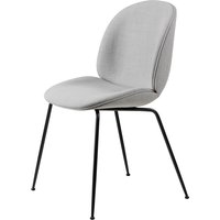 Gubi - Beetle Dining Chair Vollpolsterung (Conic Base), Schwarz / Remix 3 (123) von Gubi