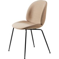 Gubi - Beetle Dining Chair Vollpolsterung (Conic Base), Schwarz / Remix 3 (233) von Gubi