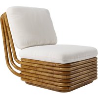 Gubi - Bohemian 72 Outdoor Lounge Stuhl, Dedar (002, Standard) von Gubi