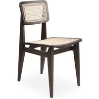 Gubi - C-Chair Dining Chair, All French Cane, Eiche schwarz gebeizt von Gubi