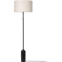 GUBI - Gravity Stehleuchte, Canvas / Stahl schwarz von Gubi