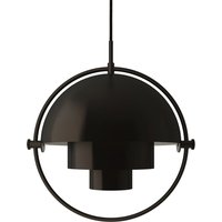 Gubi - Multi-Lite Pendelleuchte Ø 36 cm, Messing schwarz / schwarz von Gubi