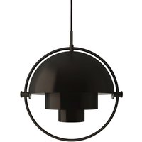 Gubi - Multi-Lite Pendelleuchte S, Ø 22,5 cm, Messing schwarz / schwarz von Gubi