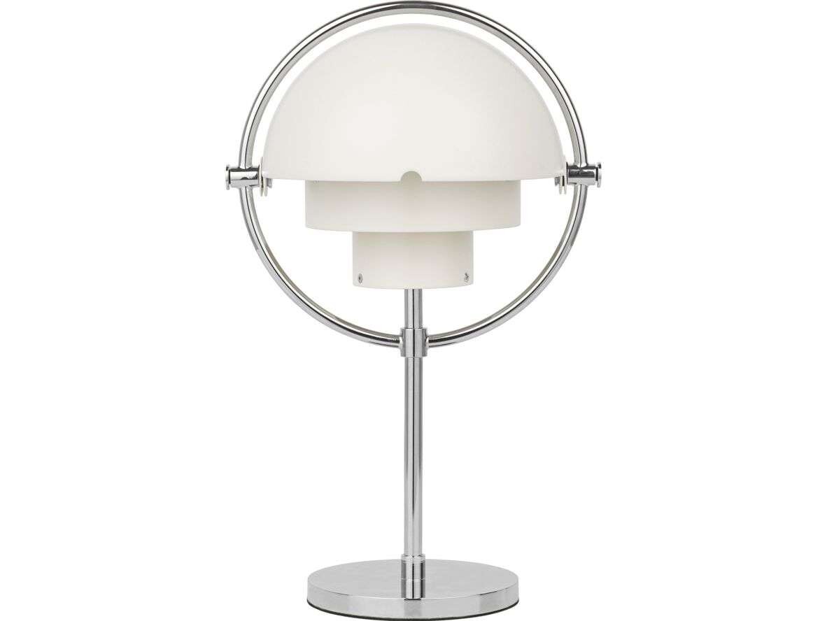 GUBI - Multi-Lite Portable Tischleuchte White/Chrome GUBI von GUBI