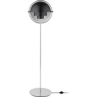 GUBI - Multi-Lite Stehleuchte, Chrom / matt schwarz von Gubi