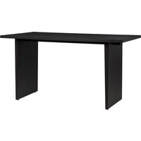 Gubi - Private Schreibtisch, 60 x 120 cm, schwarz / Eiche von Gubi