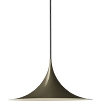 GUBI - Semi Pendelleuchte, Ø 30 cm, dark cocoa glossy von Gubi