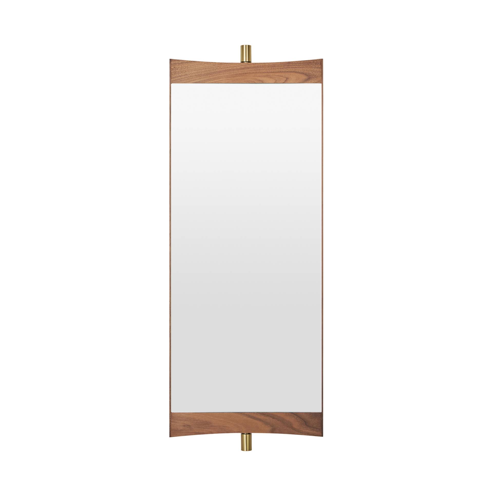 Gubi - Vanity 1 Wandspiegel - natur/BxHxT 28x73,8x4,7cm/Scharniere aus Messing von Gubi