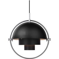 Deckenleuchte Multi-Lite chrome/black ⌀ 36 cm von Gubi