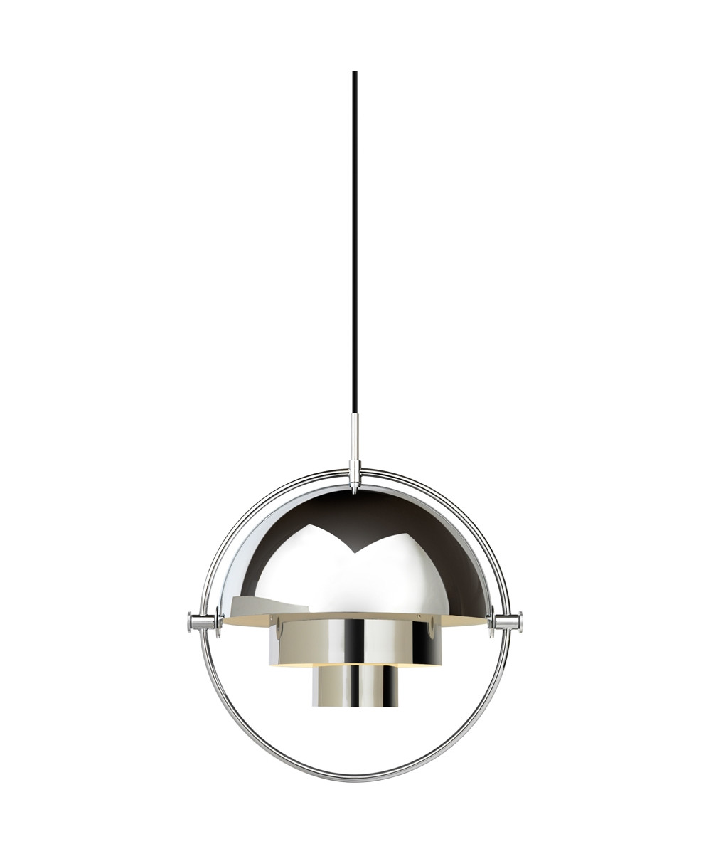 GUBI - Multi-Lite Pendelleuchte Ø36 Chrom/Chrom von GUBI