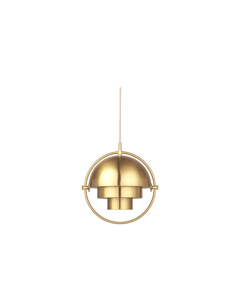 GUBI - Multi-Lite Pendelleuchte S All Brass von GUBI