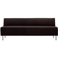 Sofa Modern Line Dining black/black 165 cm L von Gubi