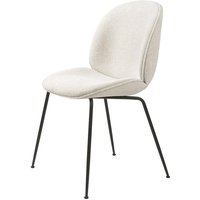 Stuhl Beetle Dining Conic Base gepolstert black/light bouclé, GUBI 001 von Gubi