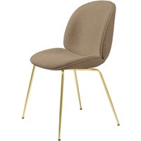 Stuhl Beetle Dining Conic Base gepolstert brass/light bouclé, GUBI 003 von Gubi