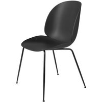 Stuhl Beetle Dining Conic Base black/black matt base von Gubi