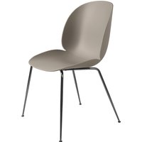 Stuhl Beetle Dining Conic Base new beige/black matt base von Gubi