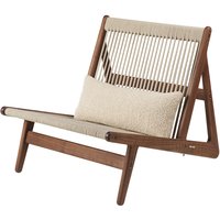 Stuhl MR01 Initial Chair Solid American Walnut oiled von Gubi