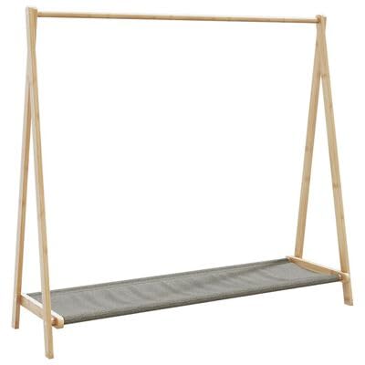 Bambus Kleiderst?nder mit Ablagen 106x34x102 cm faltbar platzsparend Garderobe Stauraum f¡§1r Kleidung Schuhe Zuhause B¡§1ro nat¡§1rlich robust langlebig von Gucagle