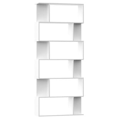 Gucagle Bücherregal/Raumteiler Weiß 80x24x192 cm Holzwerkstoff Gucagle Bücherregal/Raumteiler Weiß 80x24x192 cm Holzwerkstoff von Gucagle