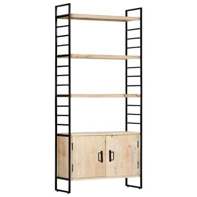 Gucagle Bücherregal 4 Ebenen 80x30x180 cm Mango Massivholz Gucagle Bücherregal 4 Ebenen 80x30x180 cm Mango Massivholz von Gucagle