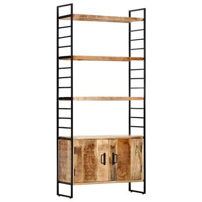 Gucagle Bücherregal 4 Ebenen 80x30x180 cm Raues Mangoholz Gucagle Bücherregal 4 Ebenen 80x30x180 cm Raues Mangoholz von Gucagle