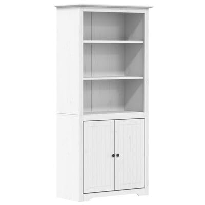 Gucagle Bücherregal BODO Weiß 82x40x173 cm Massivholz Kiefer von Gucagle