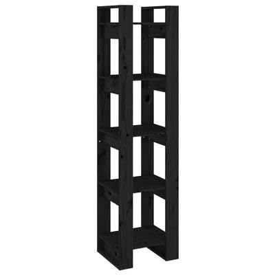 Gucagle Bücherregal Schwarz 41x35x160 cm Raumteiler Massivholz Kiefer Stabiles Holzregal für Wohnzimmer und Büro Gucagle Bücherregal Schwarz 41x35x160 cm Raumteiler Massivholz Kiefer Stabiles Holzregal für Wohnzimmer und Büro von Gucagle