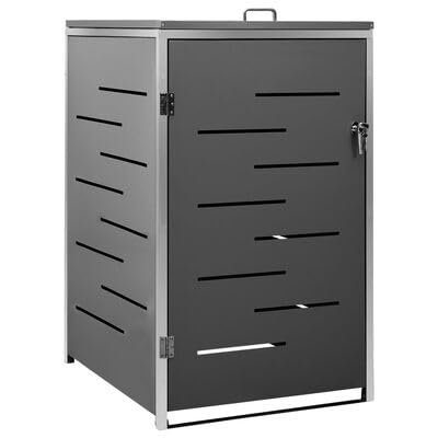 Gucagle Edelstahl Mülltonnenbox 112 5 cm für 1 Mülltonne 69x77 5 cm Mülltonnenverkleidung Outdoor Rostfrei mit Deckel und Belüftung Sicher und Stabil für Garten Terrasse Gucagle Edelstahl Mülltonnenbox 112 5 cm für 1 Mülltonne 69x77 5 cm Mülltonnenverkleidung Outdoor Rostfrei mit Deckel und Belüftung Sicher und Stabil für Garten Terrasse von Gucagle