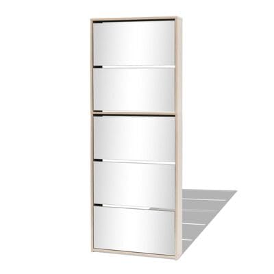 Gucagle Moderner Schuhschrank mit Spiegel 5 F?Cher Eiche 63x17x169 5 cm Flurschrank Wandmontage Stauraum f¨¹r Schuhe Aufbewahrungssystem Ordnung im Flur Gucagle Moderner Schuhschrank mit Spiegel 5 F?Cher Eiche 63x17x169 5 cm Flurschrank Wandmontage Stauraum f¨¹r Schuhe Aufbewahrungssystem Ordnung im Flur von Gucagle