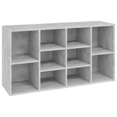 Gucagle Schuhbank Betongrau mit 10 F?Chern Stauraum f¨¹r Schuhe TV Schrank Kommode Aufbewahrung f¨¹r Flur Wohnzimmer robuste Holzwerkstoff Platte leicht zu reinigen Gucagle Schuhbank Betongrau mit 10 F?Chern Stauraum f¨¹r Schuhe TV Schrank Kommode Aufbewahrung f¨¹r Flur Wohnzimmer robuste Holzwerkstoff Platte leicht zu reinigen von Gucagle