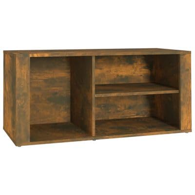 Gucagle Schuhregal aus Holzwerkstoff R?uchereiche 100x35x45 cm Flurschrank mit Stauraum f¨¹r Schuhe und stabile Oberplatte als Bank oder Dekofl?che staubfrei robust Gucagle Schuhregal aus Holzwerkstoff R?uchereiche 100x35x45 cm Flurschrank mit Stauraum f¨¹r Schuhe und stabile Oberplatte als Bank oder Dekofl?che staubfrei robust von Gucagle