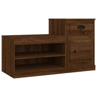 Gucagle Schuhschrank Braun Eichenoptik 100x42x60 cm Holzwerkstoff Schuhregal mit Stauraum f¨¹r Schuhe und Deko stauf?higer Schrank f¨¹r Flur oder Eingangsbereich Gucagle Schuhschrank Braun Eichenoptik 100x42x60 cm Holzwerkstoff Schuhregal mit Stauraum f¨¹r Schuhe und Deko stauf?higer Schrank f¨¹r Flur oder Eingangsbereich von Gucagle